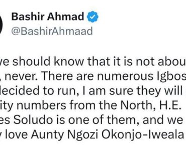 Responses to Bashir Ahmad’s statement that candidates like Charles and Okonjo-Iweala will win votes in the North