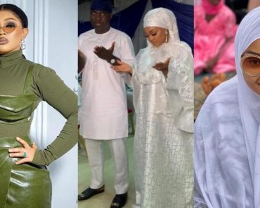 “Are you a Christian or a Muslim?” – Fans confused as actress, Mercy Aigbe celebrates Easter with lovely photos