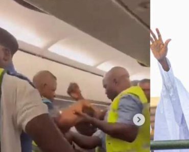Passenger Removed From Ibom Air Flight After Unusual Utterances, Saying The President-elect, Bola Tinubu Must Not Be Sworn In As President