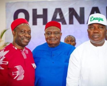 Soludo Breaks From Congo Business Meeting To attend The Swearing In of Iwuanyanwu as Ohaneze