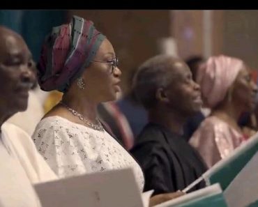 Breaking: Reactions as Seyi Tinubu shares a church video following the president-elect’s inauguration