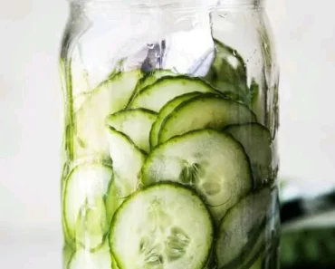 Soak cucumber with cold water overnight and drink on an empty stomach to cure this infection