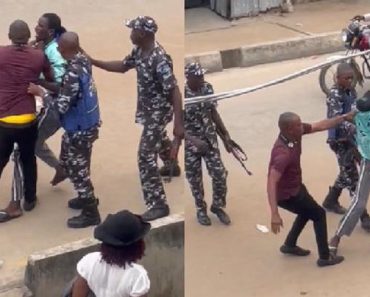 BREAKING: Video of Police officers harrassing a young man for refusing to handover his phone