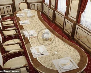BREAKING: All aboard the Putin Express! Inside Russian leader’s luxury armoured train he uses to travel between palaces that is fitted with a medical suite and BEAUTY salon
