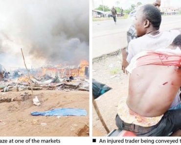Watch As 1 killed, several shops burnt as Imo govt demolishes Hausa settlements