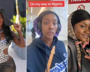 (VIDEO) She’s coming to pepper Chioma – Fans react as Anita Brown storms airport, announces trip to Nigeria