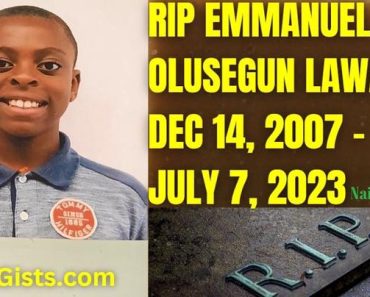 BREAKING: A Tribute To A Shining Star: Remembering Emmanuel Olusegun Lawal