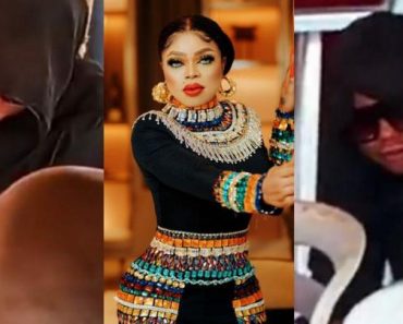 JUST IN: “It is shameful that he has to hide” Reactions trail Bobrisky’s odd appearance at his father’s burial (Video)