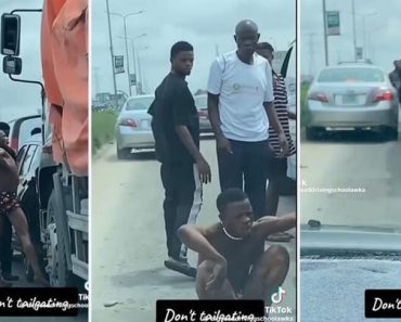 JUST IN: “He Go Explain Taya”: Dangote Truck Driver In Terrible Shock After Hitting A Brand New SUV Worth Millions