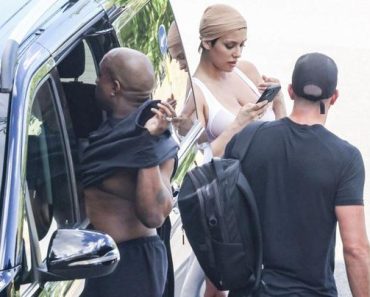 BREAKING: Kanye West changes shirt in the middle of street as ‘wife’ Bianca Censori waits nearby
