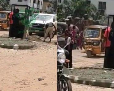 BREAKING: Picture of newly constructed roundabout in Anambra sparks reactions