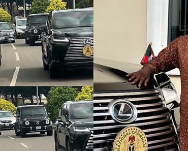 (Video/Photo): APC National Chairman, Abdullahi Ganduje N300 Million Armored Lexus LX 600