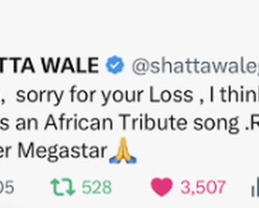 BREAKING: Shatta Wale proposes an African tribute song for MohBad