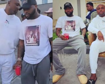 “Safest record label owner” Isreal DMW hails Davido as they step out for Mohbad’s candlelight procession (Photos)