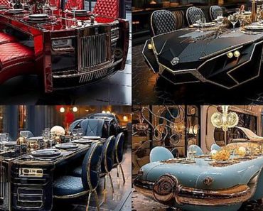 Today’s Photos Story: These Artist’s Dining Room Tables Were Inspired By The Front Designs Of Luxury Cars