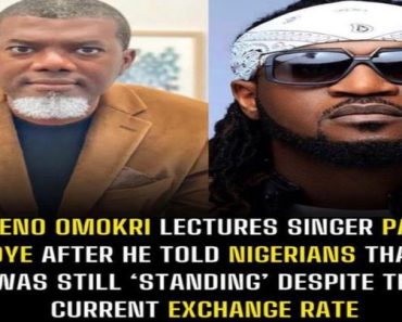 JUST IN: Reno Omokri lectures singer Paul Okoye after he told Nigerians that he was still ‘standing’ despite the current exchange rate