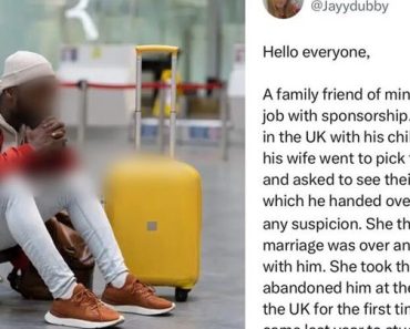 JUST IN: Nigerian man faces deportation after his wife allegedly took their children and abandoned him at a UK airport