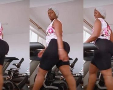 “See waist! I need to go dis gym” -netizen motivated by succulent bouncing ukwu he saw at the gym…(video).