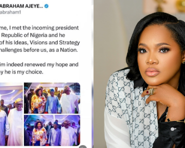 BREAKING: Nigerian Hardship: Toyin Abraham dragged for supporting Tinubu, Asked To Share Plans The President Shared With Her Then