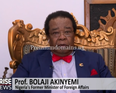 JUST IN: Bolaji Akinyemi: The Side Calling for Intervention and Peace In Sudan Is Losing the Battle
