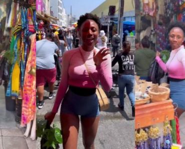 Korra Obidi excited as she discovers Yaba lookalike market in U.S – VIDEO