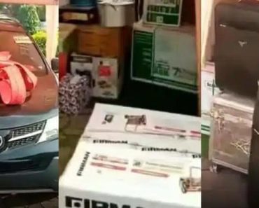“Marry into a rich family” – Man advises as he shows off cars, other wedding gifts given to husband by wife’s family