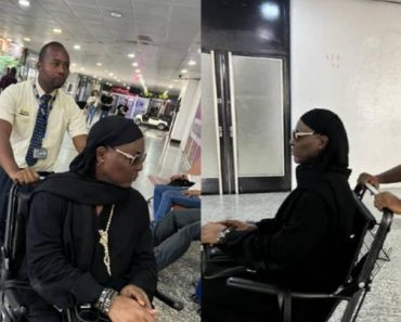 Breaking: Charly Boy spotted in wheelchair at airport