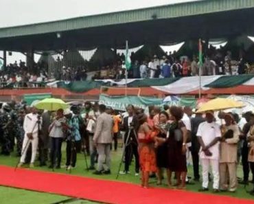 Nwachukwu, Orji, Abaribe, Others Arrive Otti’s Inauguration Venue