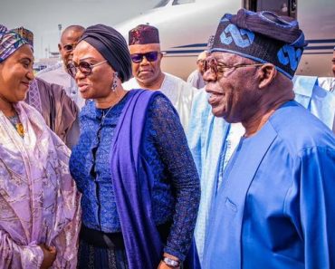 JUST IN: VIRAL VIDEO: “Proper Yoruba Way”- See The Way Shettima’s Wife, Greeted The President-Elect, Bola Tinubu That Got Tongues Wagging