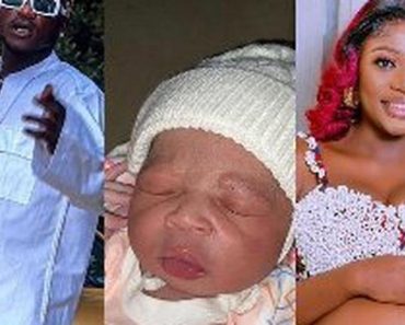 ‘I’m scared for him’ – Concerns as Pprtable welcomes 5th child with 4th baby mama, actress