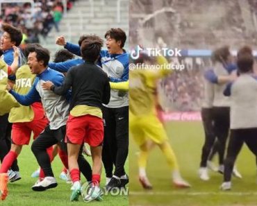 FIFA releases benchcam video showing how S.Korea celebrated Flying Eagles victory