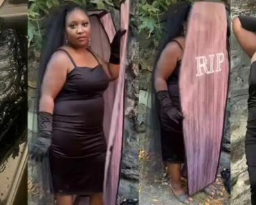 SAD! “RIP to my 20s” – Lady holds funeral-themed birthday as she turns 30 [Video]