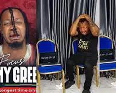 JUST IN: See Video As Nigerian Man Set To Break Guinness World Records By Crying For 100 Hours