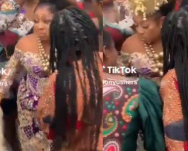 (video) How Bride and her friends defy rain to dance at her traditional wedding ceremony