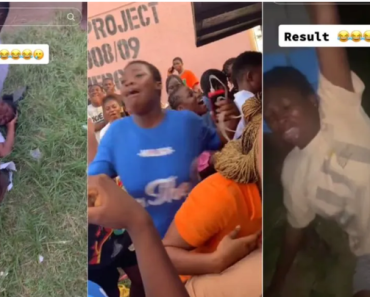 (Watch Video) “GP or BP one must rise” – ND1 students in tears, rolls on floor after seeing their 1st semester results
