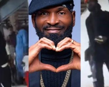 JUST IN: Lady Shares Rare Video Of Actor Sylvester Madu Coming Out From Church Weeks After He Went Viral For Selling Okrika