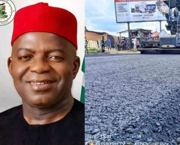 BREAKING: Controversy Erupts Over Images of Road Construction Led by Abia Governor, Alex Otti