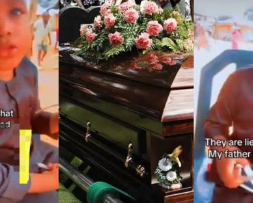 (Video) He’s just sleeping, he’s not dead – Little boy says at father’s burial