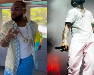 BREAKING: Davido crowns himself the ‘Man of the Year’ as he goes on yacht cruise