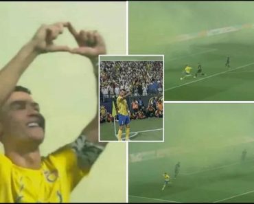 SPORT NEWS: Cristiano Ronaldo scores mad ‘ghost goal’ to give Al Nassr lead, the keeper couldn’t see a thing