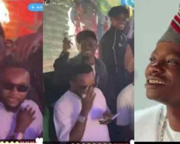 EXCLUSIVE: “E go dey pain Portable” – Young Duu gets tongues wagging as he chills in club with the big boys