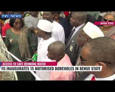 BREAKING: FG Inaugurates 15 Motorised Boreholes In Benue State