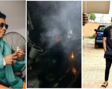 BREAKING: “No life lost” – Small Doctor reacts after house and properties burn to ashes