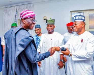 BREAKING: Governor Bello Presents Successor, Ododo, to NGF, Joins Colleagues in Christmas Homage to President Tinubu