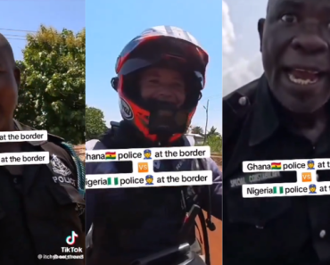 BREAKING: Give me your number; give me money – What Nigerian and Ghanaian police officers requested from foreigner at the border