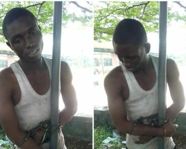 BREAKING: 2 notorious robbers caught while stealing from church in Rivers