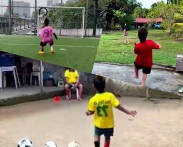 (Watch Video): This Brazilian boy could be the best free kick taker in the world – Little boy wows the internet with impressive target football shooting