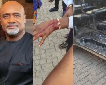BREAKING: Pastor Paul Adefarasin reportedly smashes bus’ window after the driver hit his car, resulting in passenger injury
