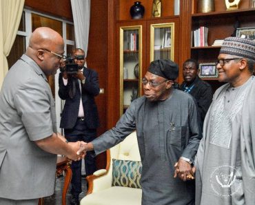 JUST IN: Obasanjo, Dangote meet DRC President Tshisekedi over planned investment