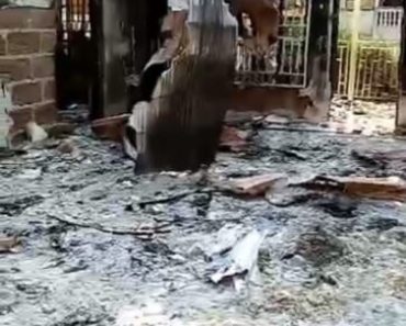 BREAKING: Gunmen attack, burn down Oliver Okafoeze’s residence in Anambra